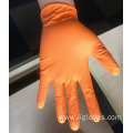 6mil Texture Glove Diamond Orange Advance Nitrile Glove